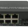 TRICOM 8 RJ45 TO Gigabit Fiber Media Converter 1000mbps SMSF